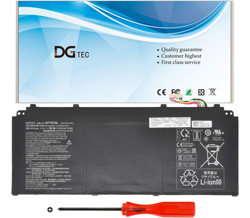 Dgtec - Bateria Para Portatil Ap15o5l Para Acer Aspire S13