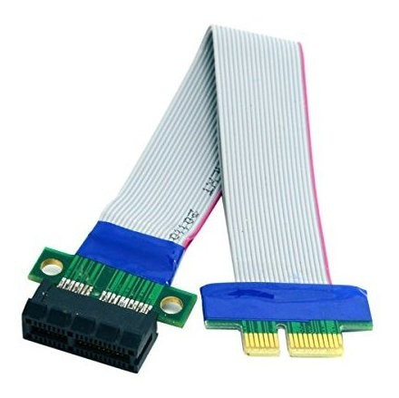 Pci Express 1 Slot Riser Card Extender Extension Cinta Flex