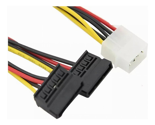 Zysa02 Cable De Corriente 1 Ide A 2 Sata Computoys