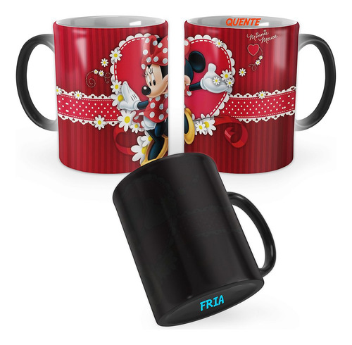 Caneca Mágica Mickey E Minnie Mod 2