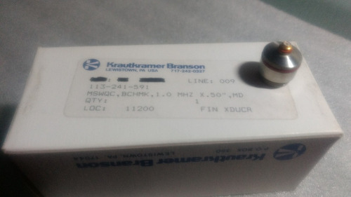 Transductor Haz Angular Msw Ultrasonido 1mhz .5 (Usado)