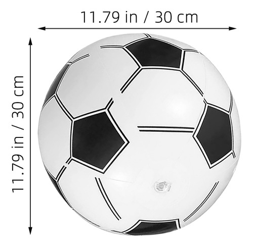 2 Pelotas Inflables: Balones De Playa De Fútbol De 16 Pulgad