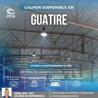 Galpón en alquiler