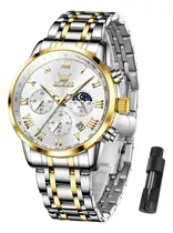 Comprar Olevs Relojes Con Esfera Blanca Para Hombre Relojes De Acero