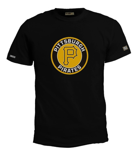 Camiseta Estampada Pittsburgh Pirates Logo Circulo Bto