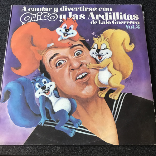 Quico Vinilo Quico Y Sus Ardillas Exc Estado S/uso Estándar (Usado)