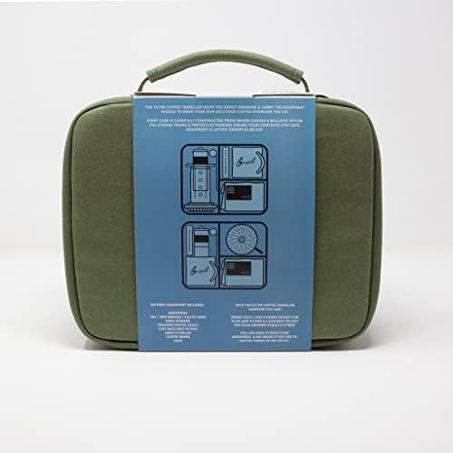 Kit Viajero Café Básico Con Sobreequipo En Verde