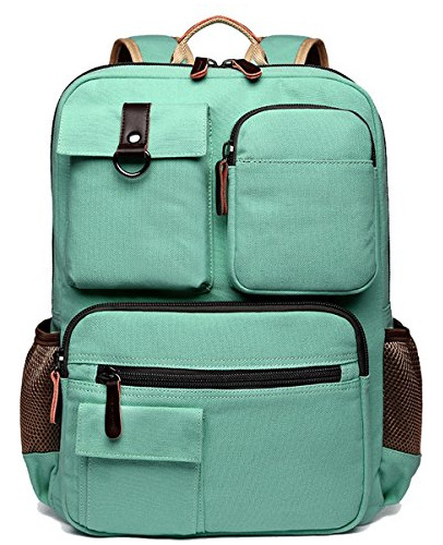 Mochila Escolar Vintage Canvas Laptop Mochilas Hombres ...