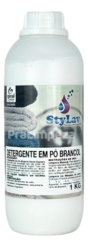 Sabão Profissional Pó Branqueador 1kg - Rende Muito