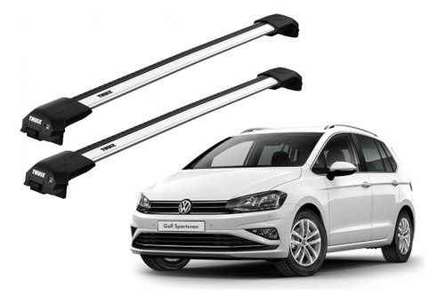 Barras Thule Volkswagen Golf Sportsvan 14-20 Re / Edge Flu