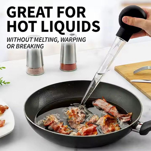 Bulbo De Succión De Silicona Turkey Baster Con Limpiador Par