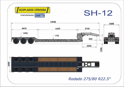 Imagen 11 de 11 de Semi Carreton 3 Ejes Cuello Desmontable (precio Anticipo)