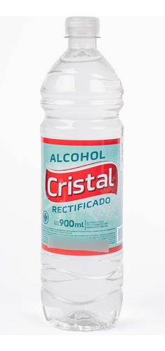 Alcohol Rectificado Cristal 900ml X 12