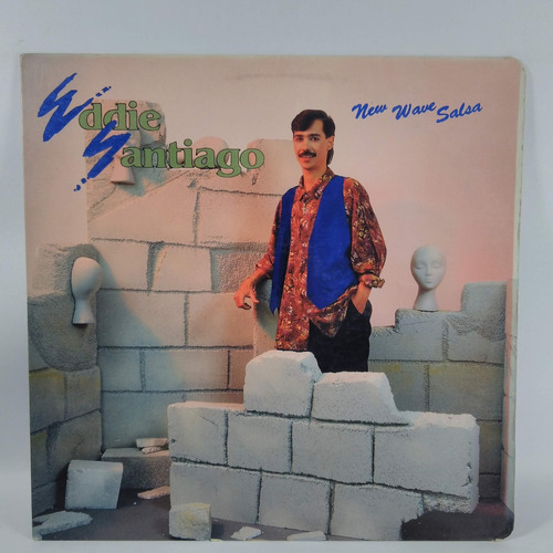 Lp Vinilo Eddie Santiago,  New Wave Salsa  Edic Colombia