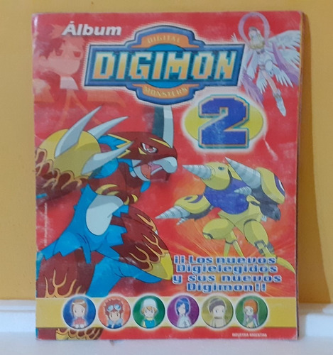 Album * Digimon 2**  131 Figuritas. Año 2000