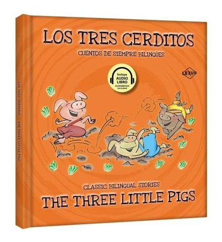 Los Tres Cerditos (bilingüe Ing-esp T. Dura Y Audiolibro)