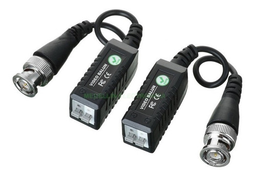 Video Balun Hd Transceptor Utp Cctv El Par Clips Twisted