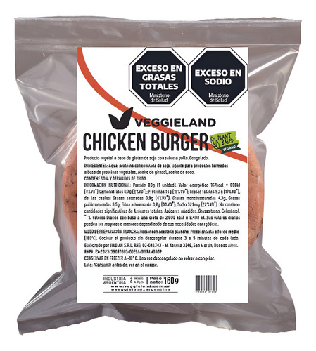 Chicken Burger - Veggieland