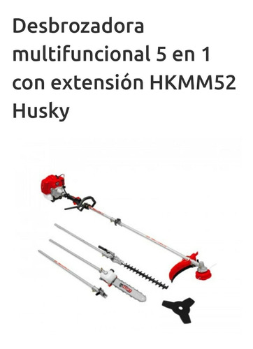 Desbrozadora Multifuncional 5 En 1 Extensión Hkmm52 Husky