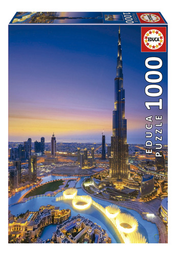 Rompecabezas Puzzle Educa 1000 Piezas Burj Khalifa Emiratos
