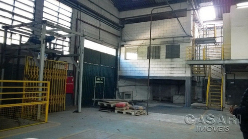 Galpão Comercial Para Locação, Campestre, Santo André - Ga1137. - Ga1137
