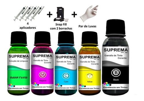 Kit Tinta Recarga Cartucho Canon 140 141 145 146 210 + Snap