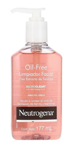 Neutrogena Limpiador Facial Oil Free Con Extracto De Toronja