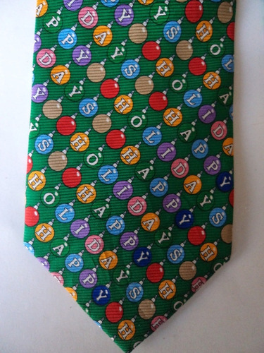 Navidad Corbata  Con Esferas De Colores   Corb194