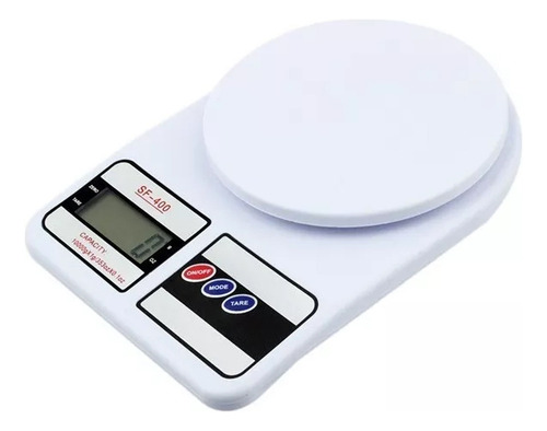 Rii Báscula De Cocina Digital De 1 G A 10 Kg, Color Blanco