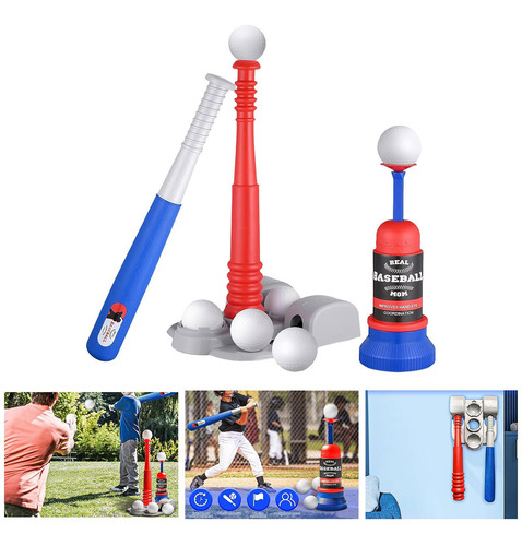 Tee Ball Set Extensible Bat Training Equipment Entertainment