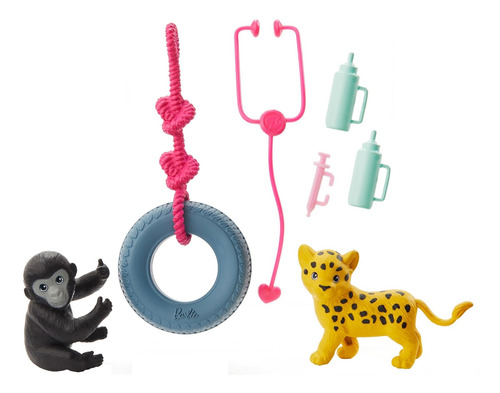 Imagen 5 de 7 de Barbie Careers Ken Veterinario Animales Silvestres