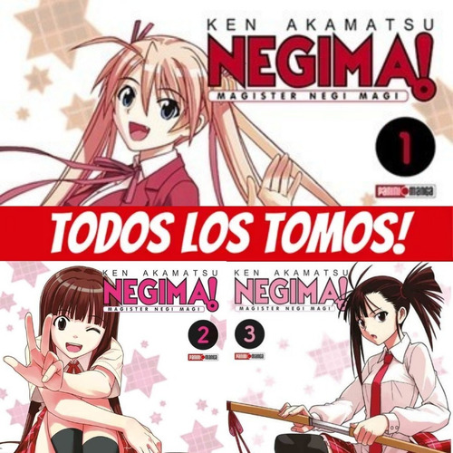 Manga - Negima - Elige Tu Tomo - Panini Shonen Ken Akamatsu