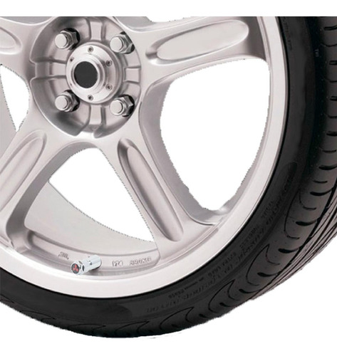 Imagem 8 de 9 de 1 Capa Válvula 414 Mitsubishi Cromado Bico Antifurto Tampa