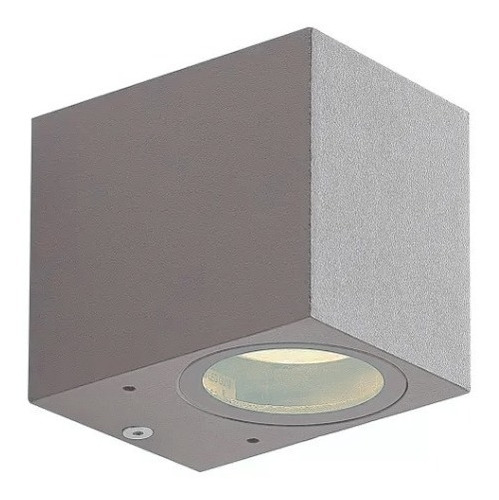 Aplique Pared Exterior Unidireccional Recto Apto Led Gu10