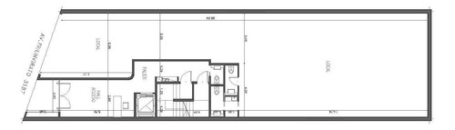 Local, Triunvorato 3100 De 187m2, 3m Altura Cerca Boca Subte