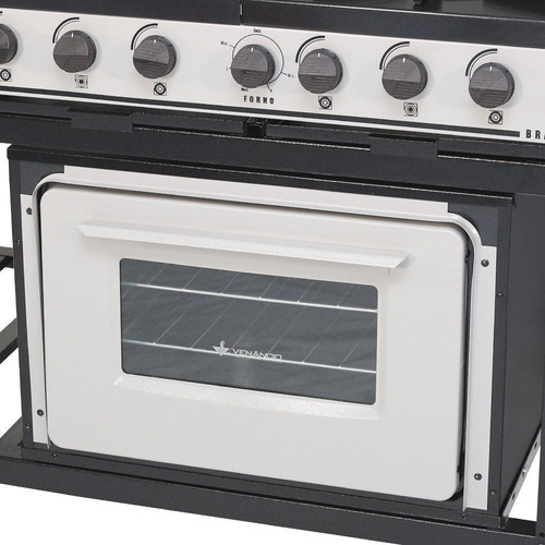Fogão Profissional 6 Bocas Venâncio Bravo Com Forno Br6bf