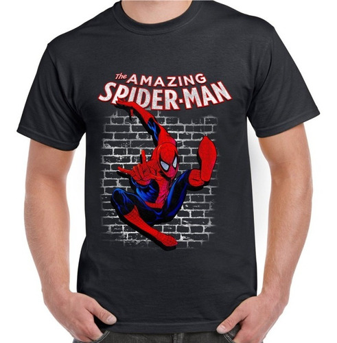 Spiderman Polera Estampada Impresión Directa Dtg