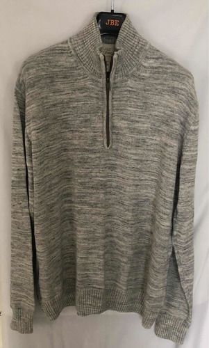 Sueter L.o.g.g H&m Hombre Gris Jaspeado Talla Xl