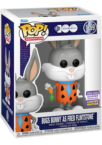 ¡Funko Pop! Bugs Bunny como Fred Picapiedra #1259 Exclusivo