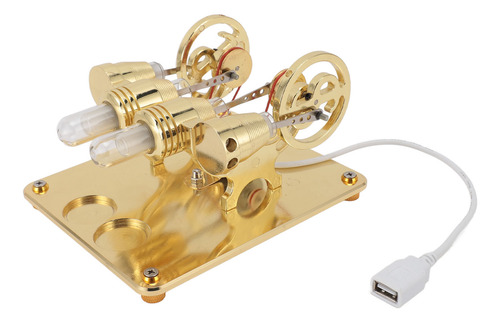 Led De 4 Cilindros, Motor Stirling, Aire Caliente, Bricolaje