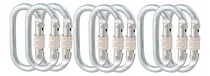 Comprar 9und. Mosquetão Oval Em Aço Trava Rosca 25kn Qfixu002Feiffel