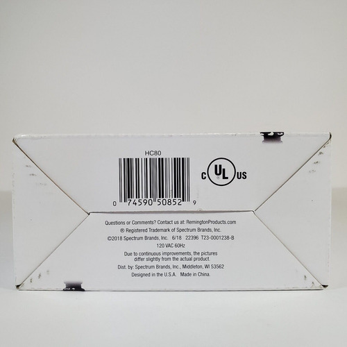 Kit De Corte De Cabelo Remington Hc-80 Precision 22 Peças Co