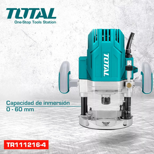 Fresadora 1600w 6, 8, 12 Mm, 1/4 , 1/2 Recorrido 0-60mm
