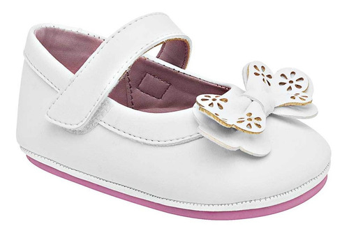 Ensueño Niña Bebé Zapato Casual Color Blanco Cod 104400-1