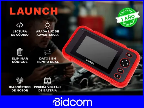 Scanner Automotriz Launch Creader Multimarca Funciones Obd2