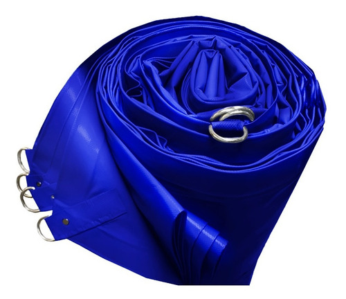 Lona 4 X 5 Mts F610 Para Camion Remolque Trailer Cubierta Color Azul Rey