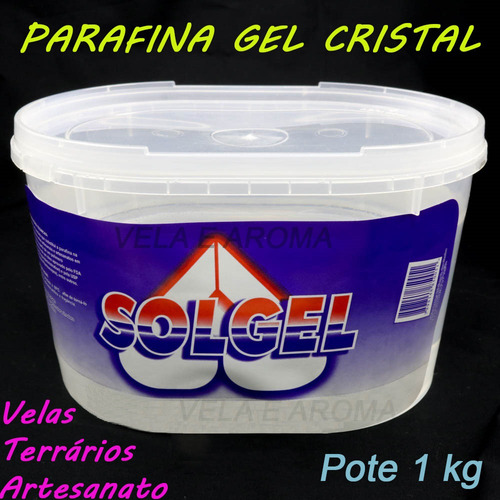 Parafina Gel P Velas Artesanal Decorativas Transparente 