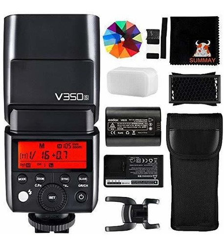 Flash Godox V350s Ttl 2.4g 1/8000s Hss Para Sony -negro