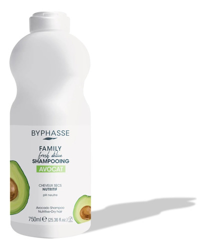 Shampoo Cabello Seco Family Fresh Aguacate 750ml Byphasse