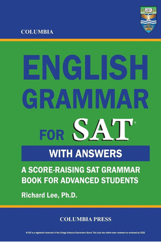Libro: Columbia English Grammar For Sat